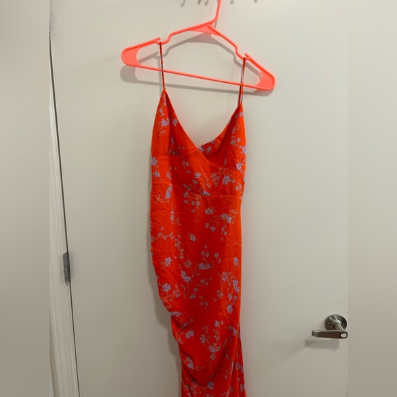 NICHOLAS Red Triangle Top Slip Dress - Picture 3 of 14